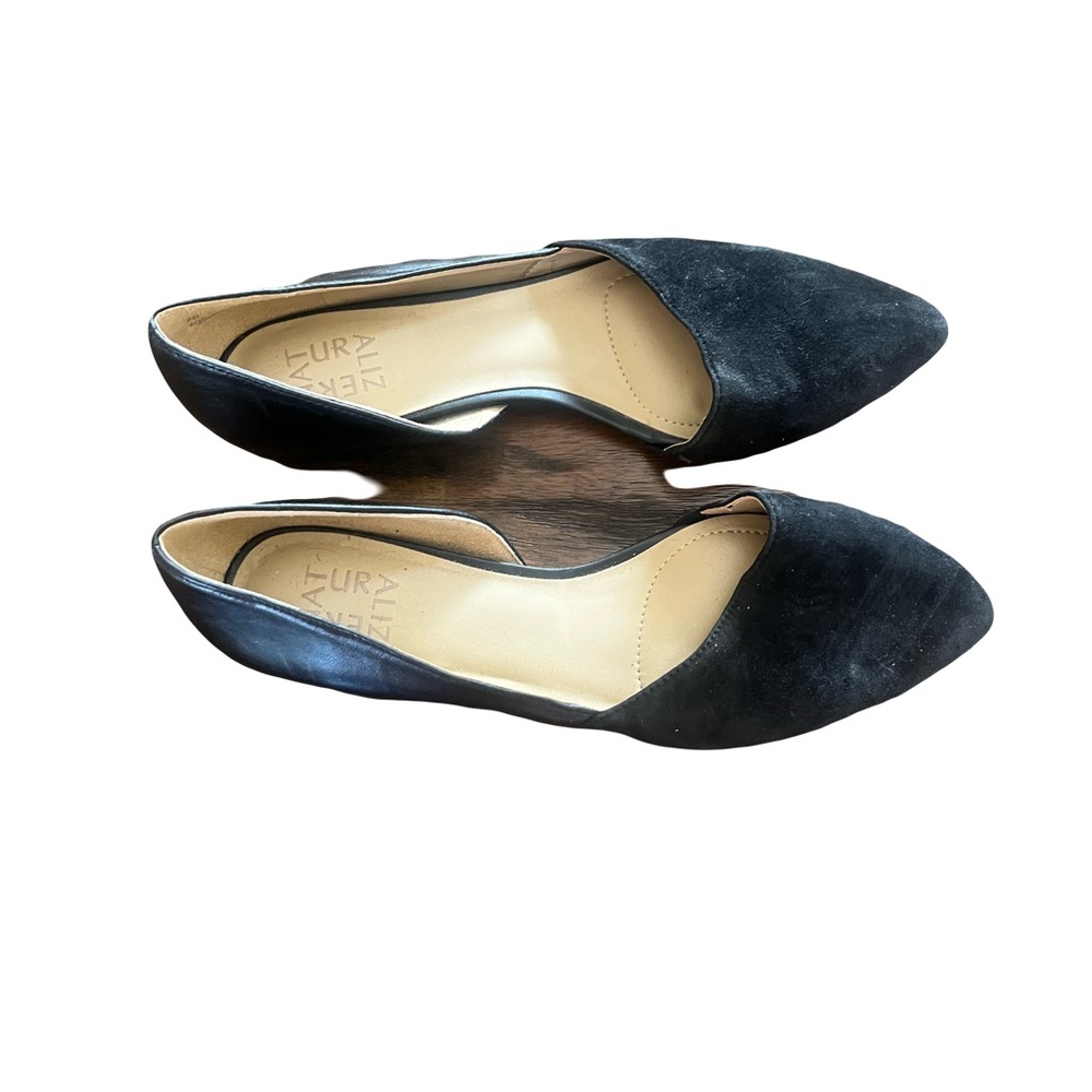 Naturalizer Black Suede Flats
